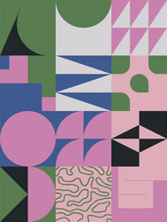 abstract pattern design elements vector image