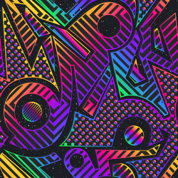 Cosmic Gradient Pattern vector image