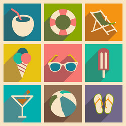 flat with shadow concept and mobile application vector image