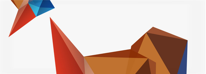 3d mosaic abstract backgrounds low poly shape vector