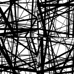 Abstract irregular straight lines pattern set vector