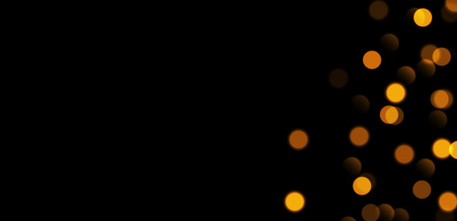 golden bokeh blurred background with sparkling vector image