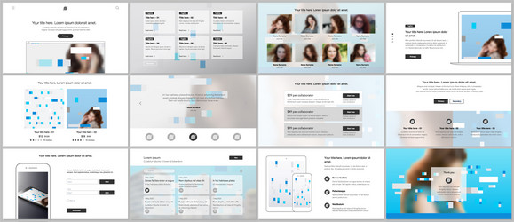 presentation design templates multipurpose vector image