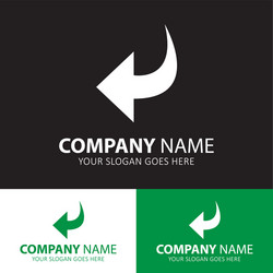 undo icon for web and mobile vector image
