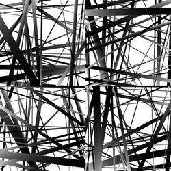 abstract irregular straight lines pattern set vector image