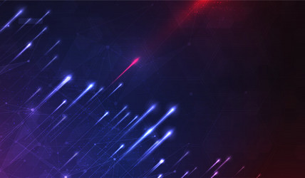 abstract technology data visualization background vector image