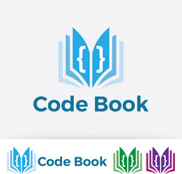 coding and programming logo design template vector