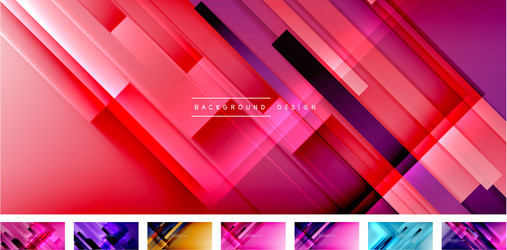 Fluid Gradient Abstract Backgrounds vector image