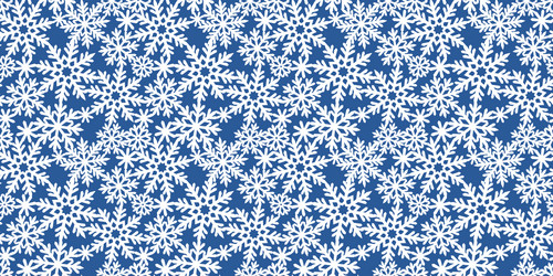 Rectangular background with snowflakes vector