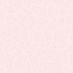 geometric seamless pattern with polygonal linear vector image