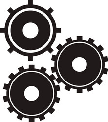Gear teamwork concept image Royalty Free Vector Image