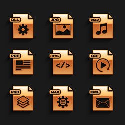 set html file document max eml gif psd pdf vector image
