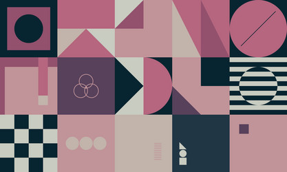 abstract pattern design elements vector image