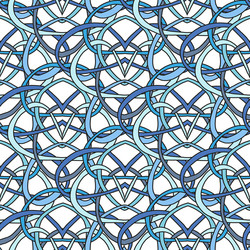 seamless pattern of the loop vector image