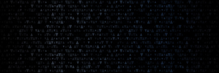 Dark black background abstract geometric pattern vector