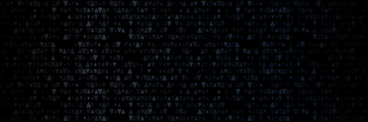 Dark black background abstract geometric pattern vector