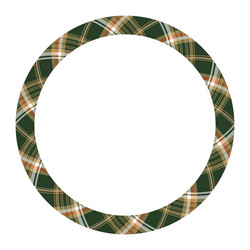 circle borders and frames round border pattern vector image