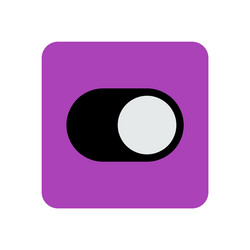 lat icon design for toggle switcher mobile app vector image