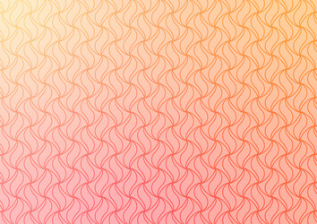 red wave line pattern soft presentation background vector image