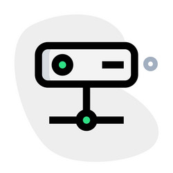 server a hardware that responds to network vector image