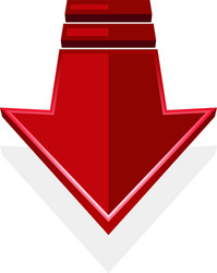 arrow icon isolated right direction pointer vector image