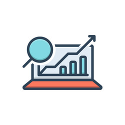 Data Insights Dashboard vector image