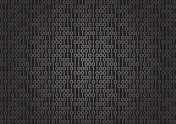 Digital Binary Code vector