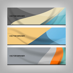 web banner header vector image