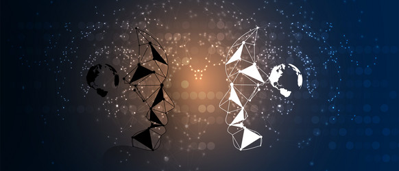 Conceptual technology of artificial intelligence vector