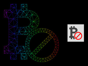Spectral gradient polygonal net forbidden bitcoin vector