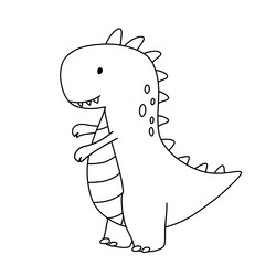 Cute T Rex Drawing Vector Images (Over 1,400)