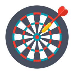 Dartboard and Dart vector image