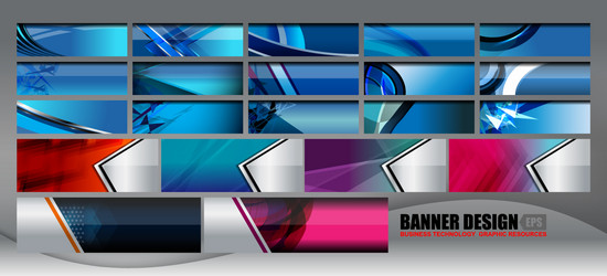 web header design vector image