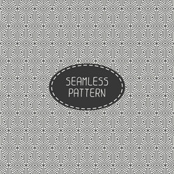 geometric abstract seamless cube pattern vector image