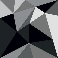 grey and black triangle background or pattern vector image