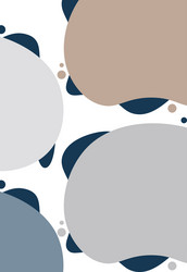 seamless pattern with abstract geometric shapes vector image