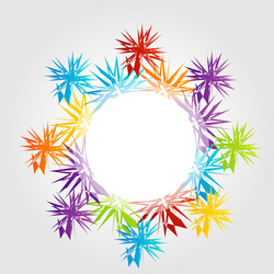 fractal design element or banner for web vector image