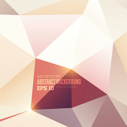 abstract triangular background vector image