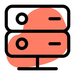 Stack of server to manage various networks vector