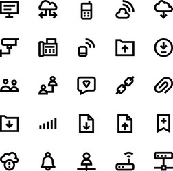 internet networking and communication 2 vector image