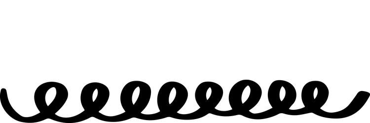 seamless looping line creating a repetitive wavy vector image