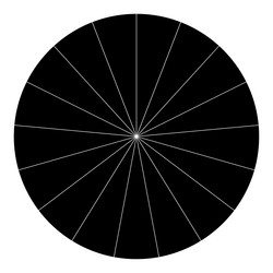 pie chart graph circle circular diagram from vector image