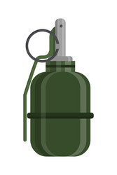 Hand grenade bomb explosion weapons Royalty Free Vector