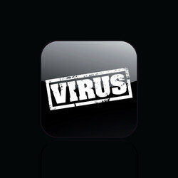 Virus icon vector