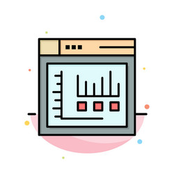 browser internet web static abstract flat color vector image