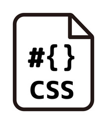 File formats icon css vector