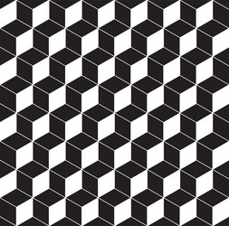 Geometric Cube Pattern vector image
