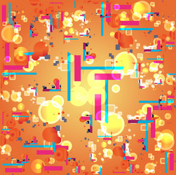 Retro abstract pattern vector