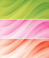 abstract light backgrounds - headers vector image