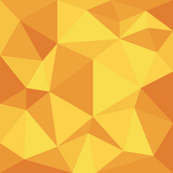 Abstract orange with polygonal pattern on the wall vector